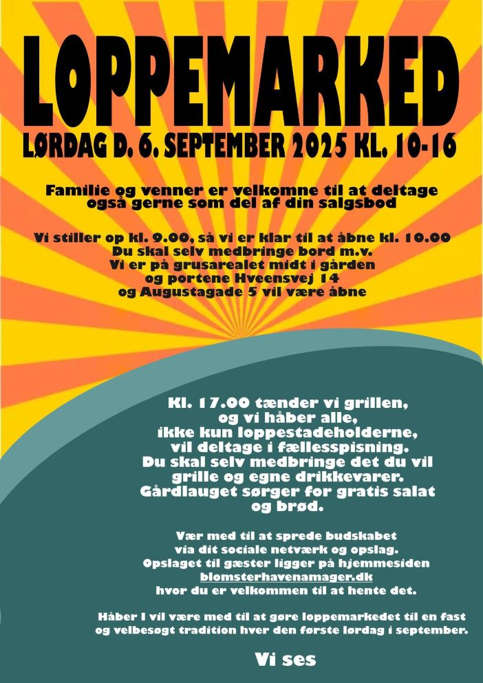 Plakat til gården